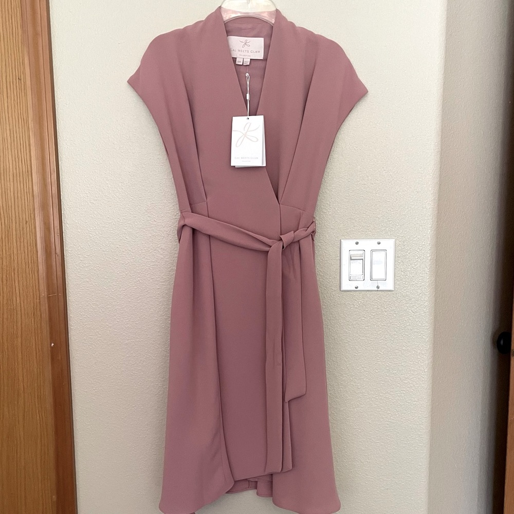 Gal Meets Glam – Audrey Double Faced Belted Wrap Dress
MAUVE size 00